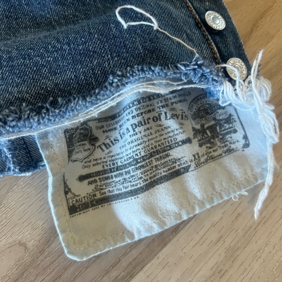 Levi's Blue Denim Mini Skirt - Picture 2 of 7